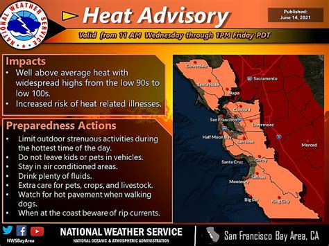 heat advisory bay area
